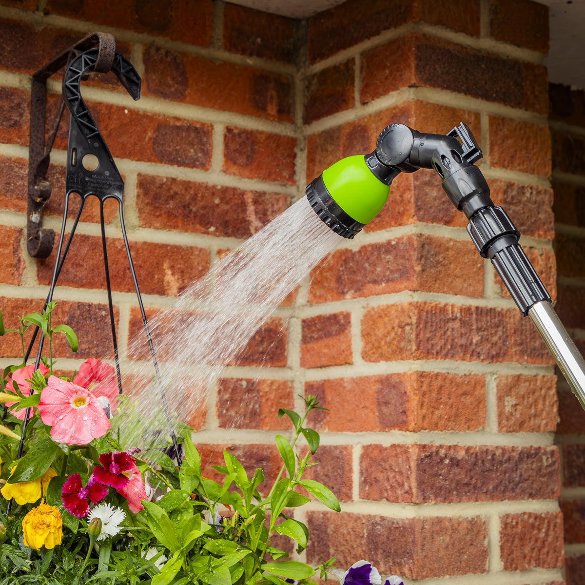 Sealey Telescopic Lance 6-Pattern Spray Head 140cm Rubber Handle Durable JS9286