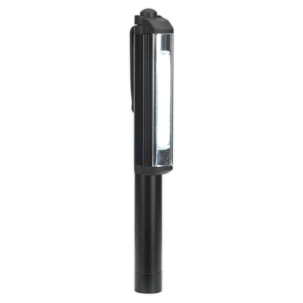 Sealey Aluminium Pen Light Lamp 3W COB LED 280lm 162mm Long Hands Free LED125