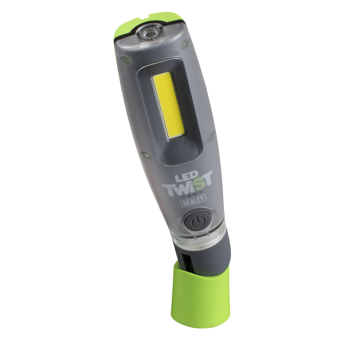 Sealey LED Twist Rechargeable Inspection Light Green 16W COB & 1W SMD LED2001G