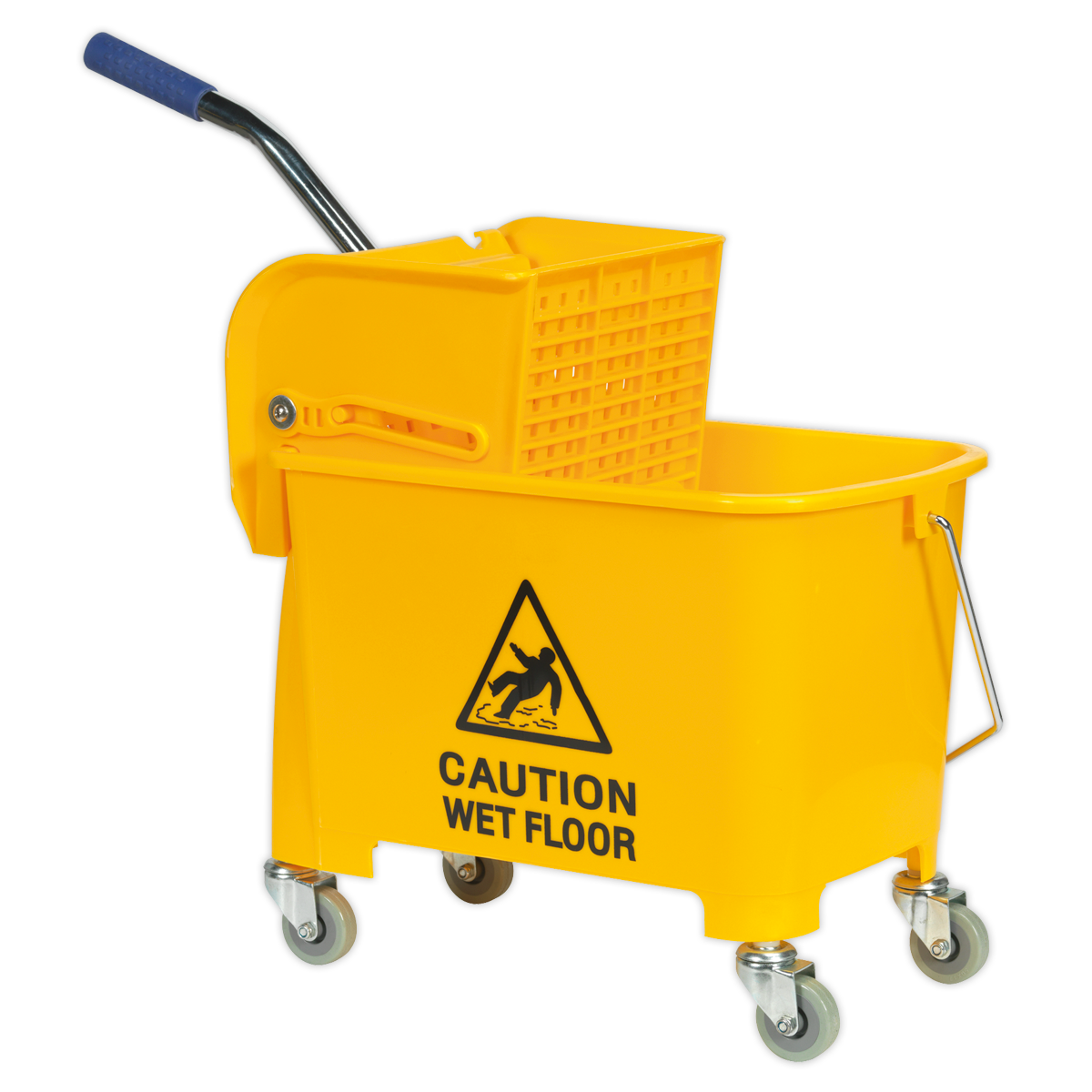 Sealey Mop Bucket 20 Litres Heavy Duty With Mop Holder & Castor Wheels BM09