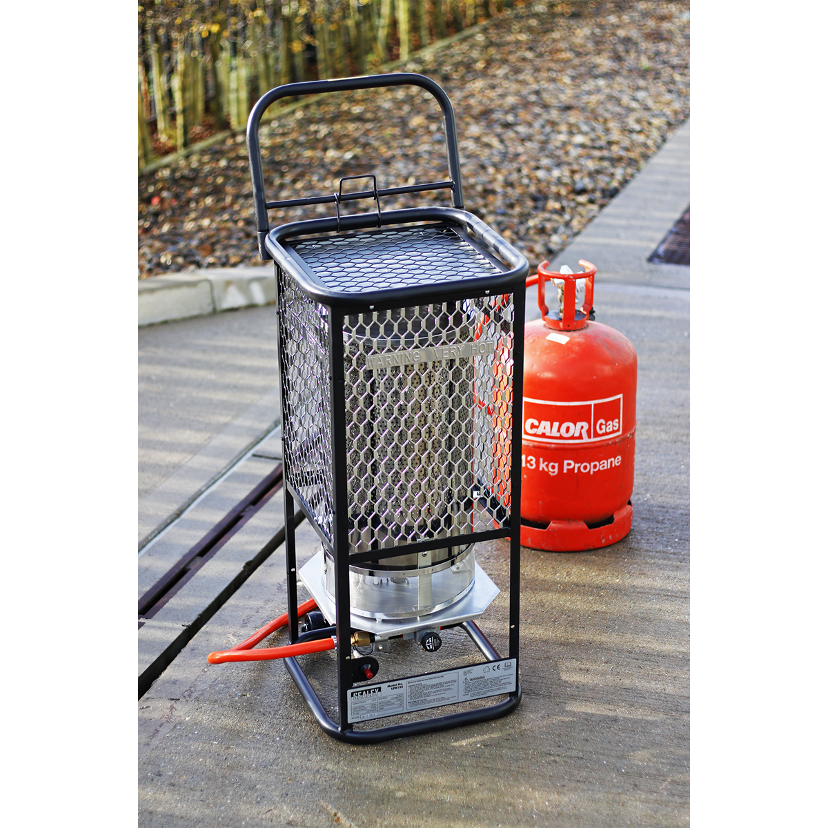 Sealey Space Warmer Industrial Propane Heater 125.000BTU/HR Portable LPH125