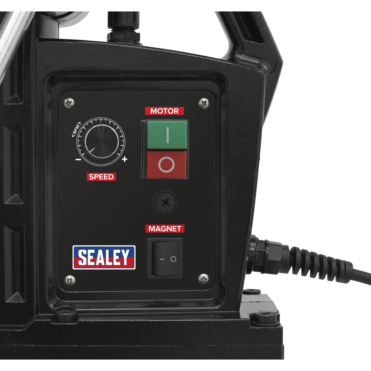 Sealey 60mm Magnetic Drilling Machine With Safety Fixing Strap 110V MAG60110V