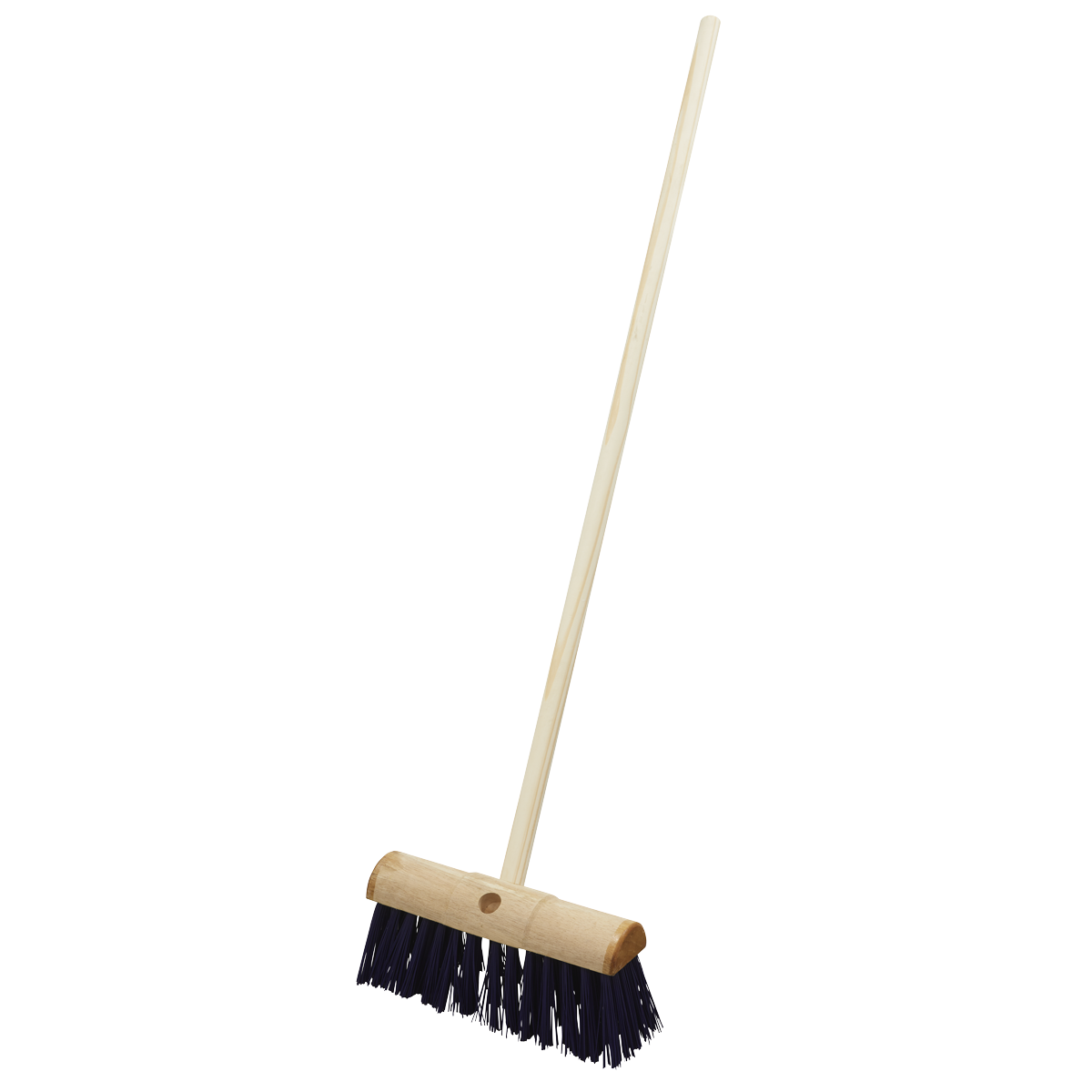 Sealey Yard Broom 13" 325mmStiff Hard Bristle + Handle Bracket Heavy Duty BM13H