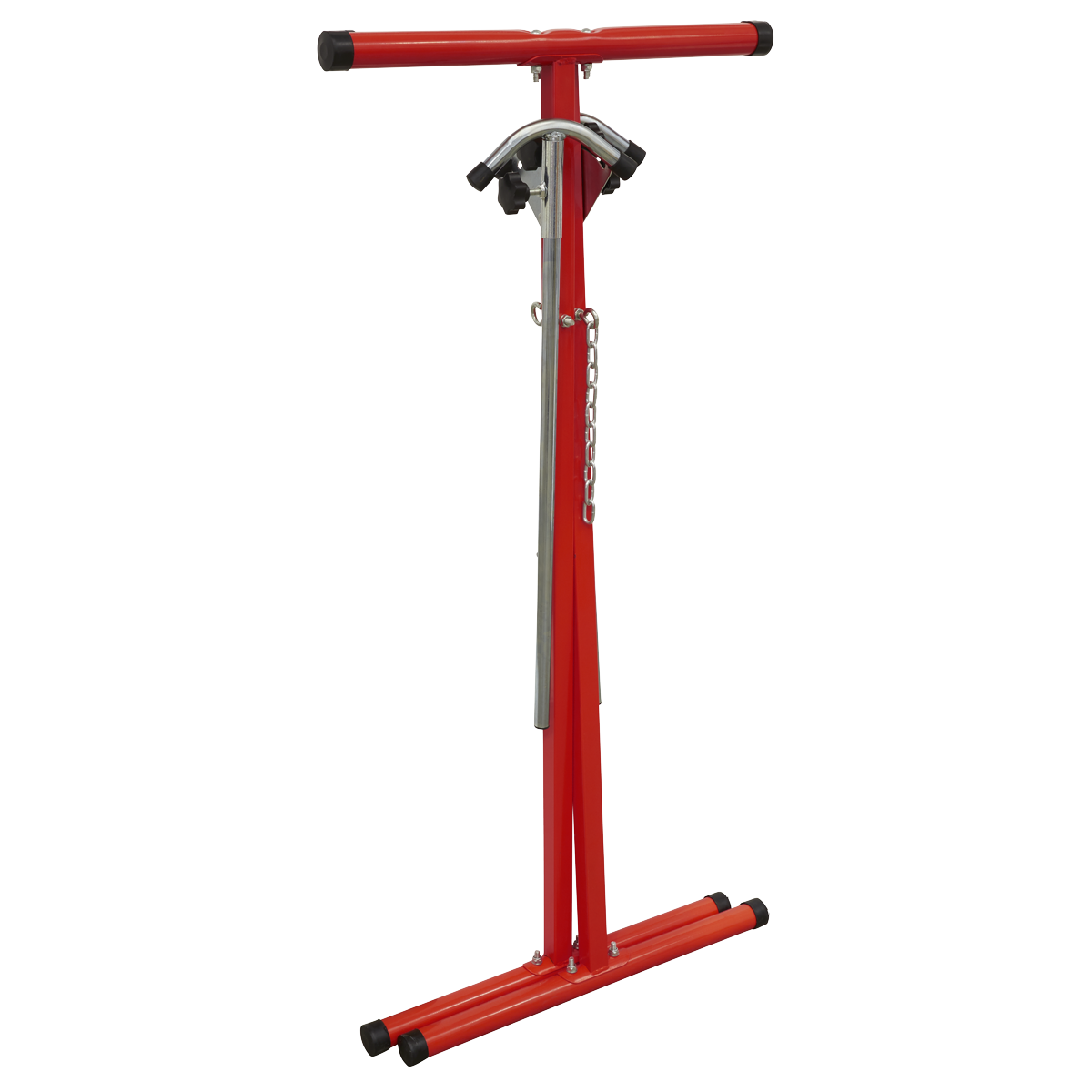 Sealey Folding Bumper/Panel Stand With Adjustable Stand Width Red/Silver MK54
