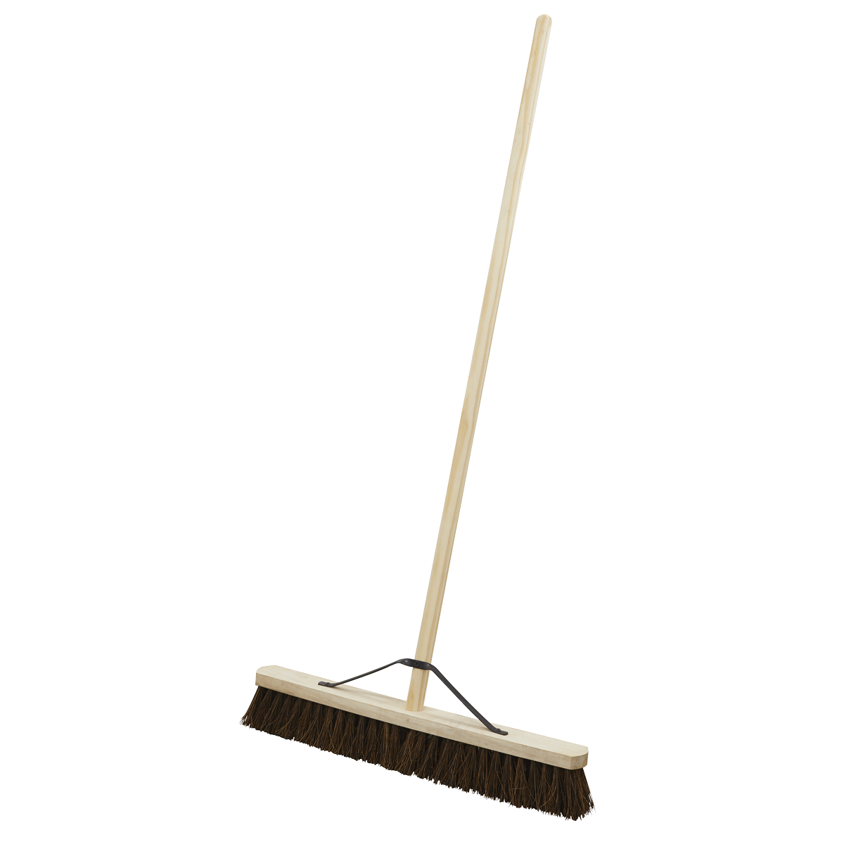 Sealey Broom With Metal Strengthening Support 24" Stiff/Hard Bristle BM24H