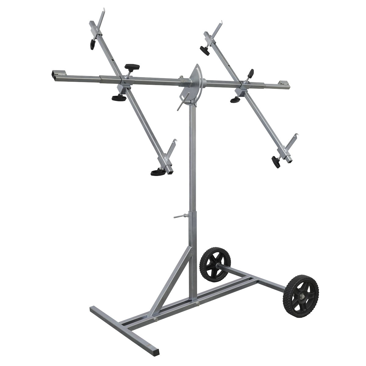 Sealey Rotating Panel Repair Stand Fully Adjustable Rotates 180° Silver MK79