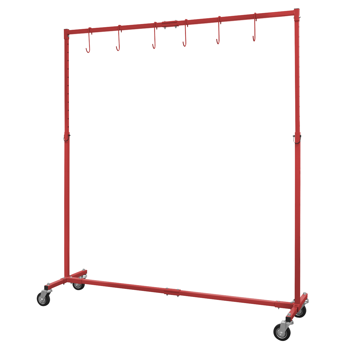 Sealey Adjustable Paint Hanger 1.95m Multipurpose Adjustable Frame + Paint Hooks