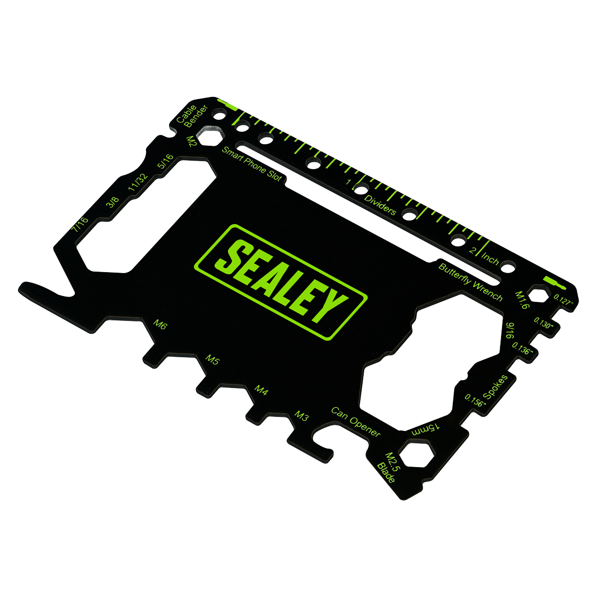 Sealey 50 In 1 Pocket Multi Tool Screwdriver Ruler Wire Cutter Protractor MT501