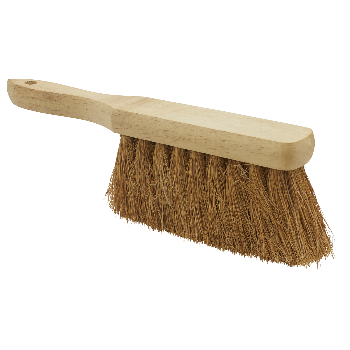 Sealey Hand Brush 11" 280mm Soft Bristle Hardwood With Ergonomic Handle BM25S