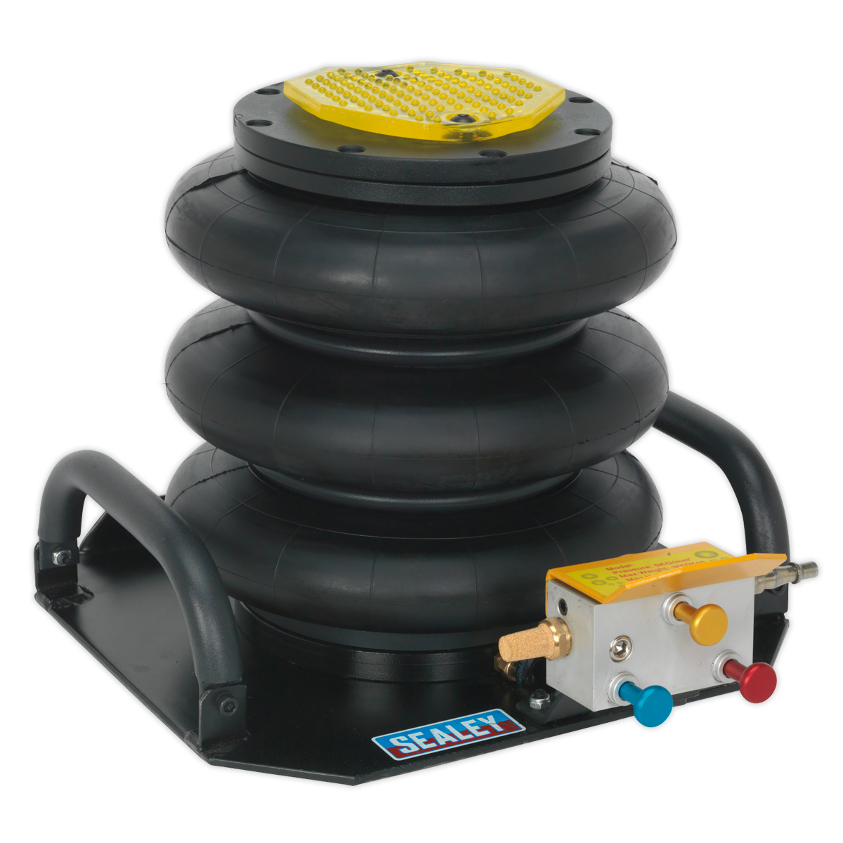 Sealey 3 Tonne Premier Air Operated Fast Jack D-Shaped Handles 3-Stage PAFJ3S