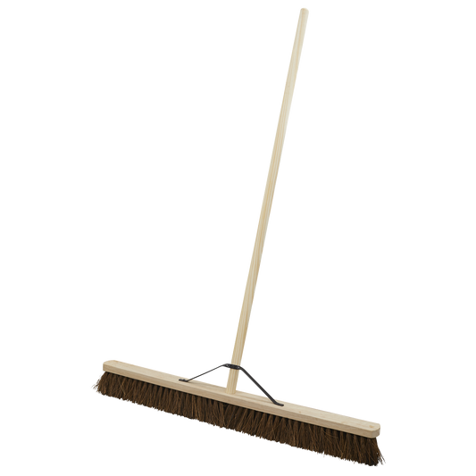 Sealey Broom 36" 900mm Stiff Hard Bristle Sweeper For Indoor & Outdoor BM36H
