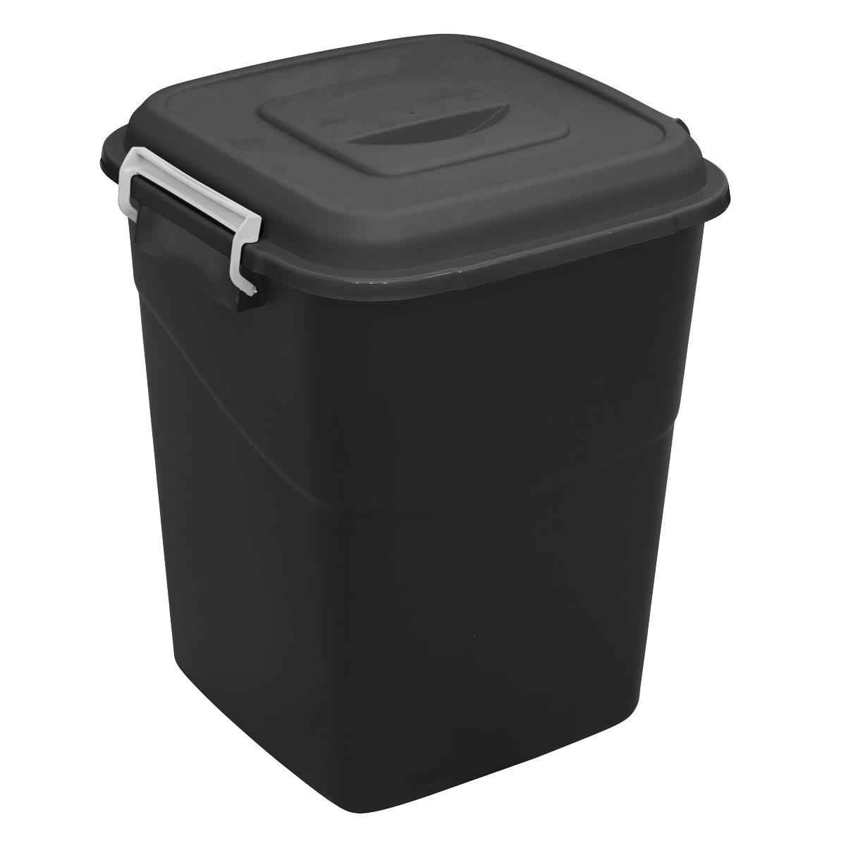 Sealey Durable Refuse Storage Bin Suitable For Outdoor Use 50 Litres Black BM50