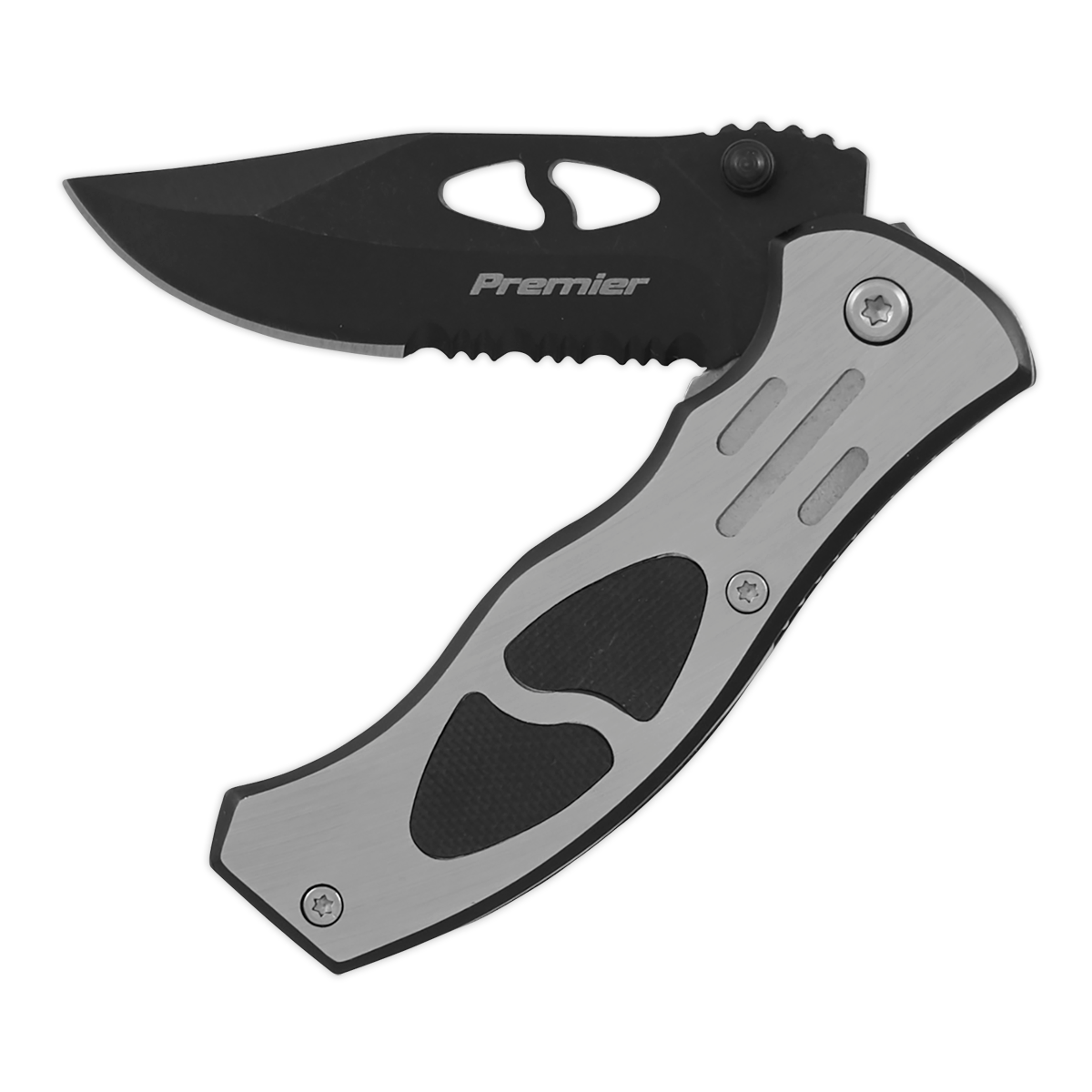 Sealey Pocket Knife Locking Stainless Steel Blade Hardened Tempered PK2