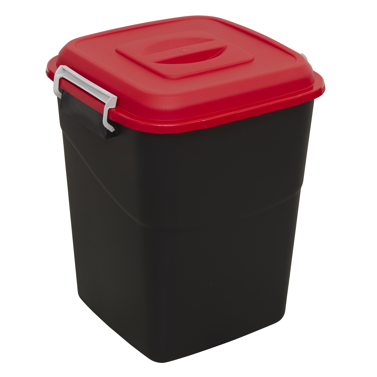 Sealey Durable Refuse Storage Bin Suitable For Outdoor Use 50 Litres Red BM50R