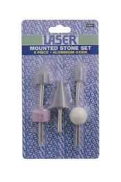 LASER 0341 Mounted Stone Set 5 Pieces Precision Grinding and Polishing Kit