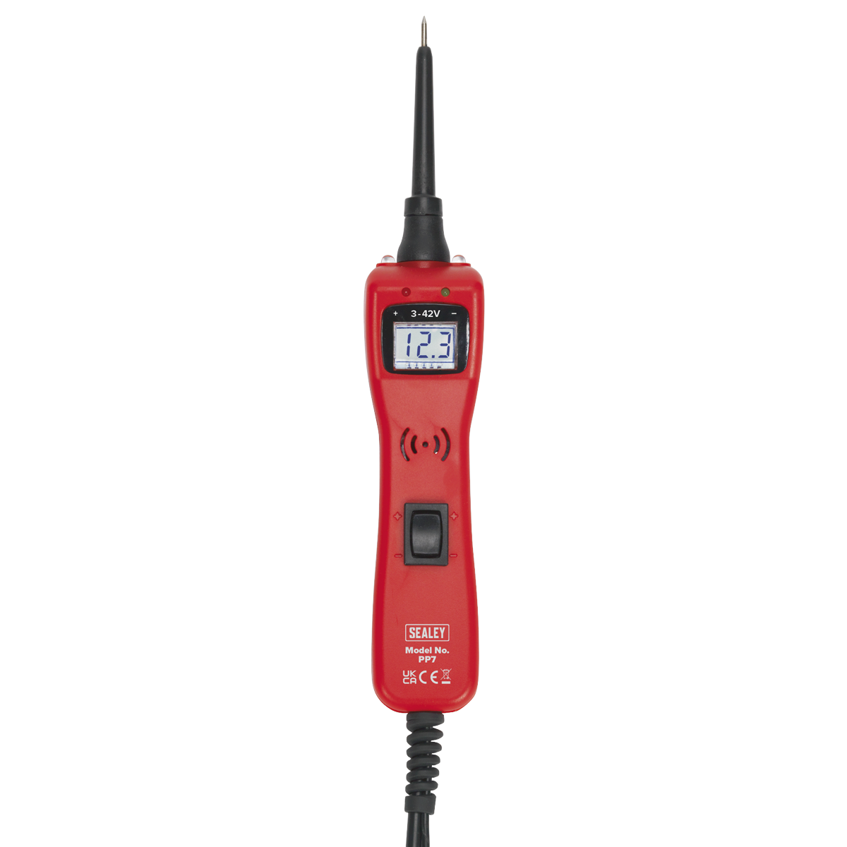 Sealey Auto Probe With High-Contrast LCD Display 4.6m Lead - 12V-42V PP7