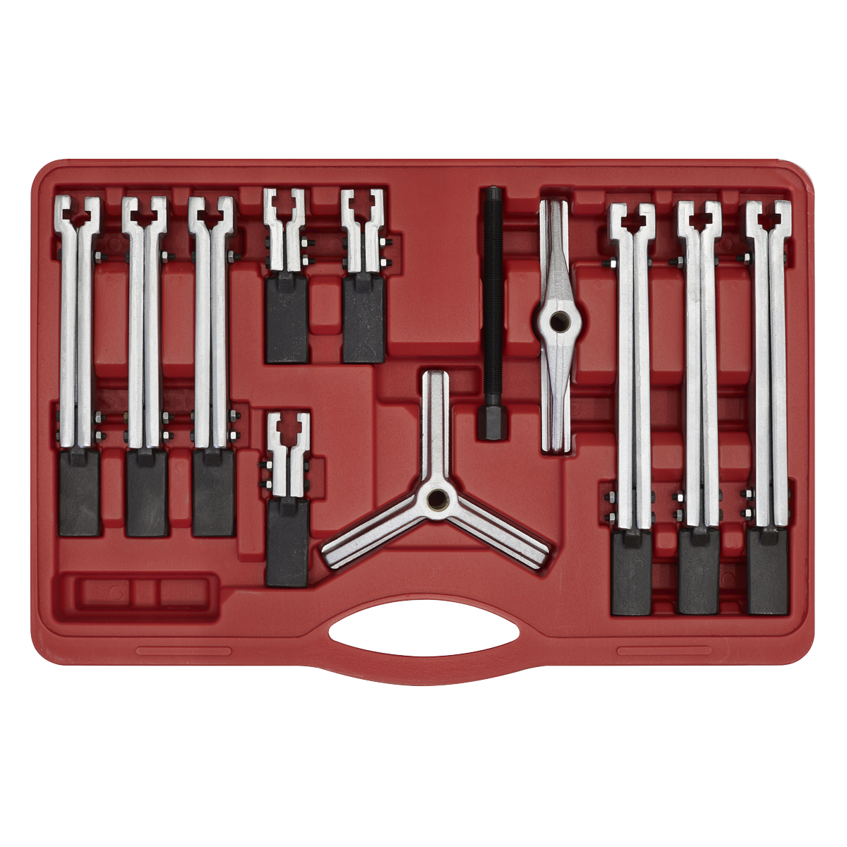 Sealey Bearing & Gear Puller Set With Reversible Legs 35-130mm 12 Pieces PS900