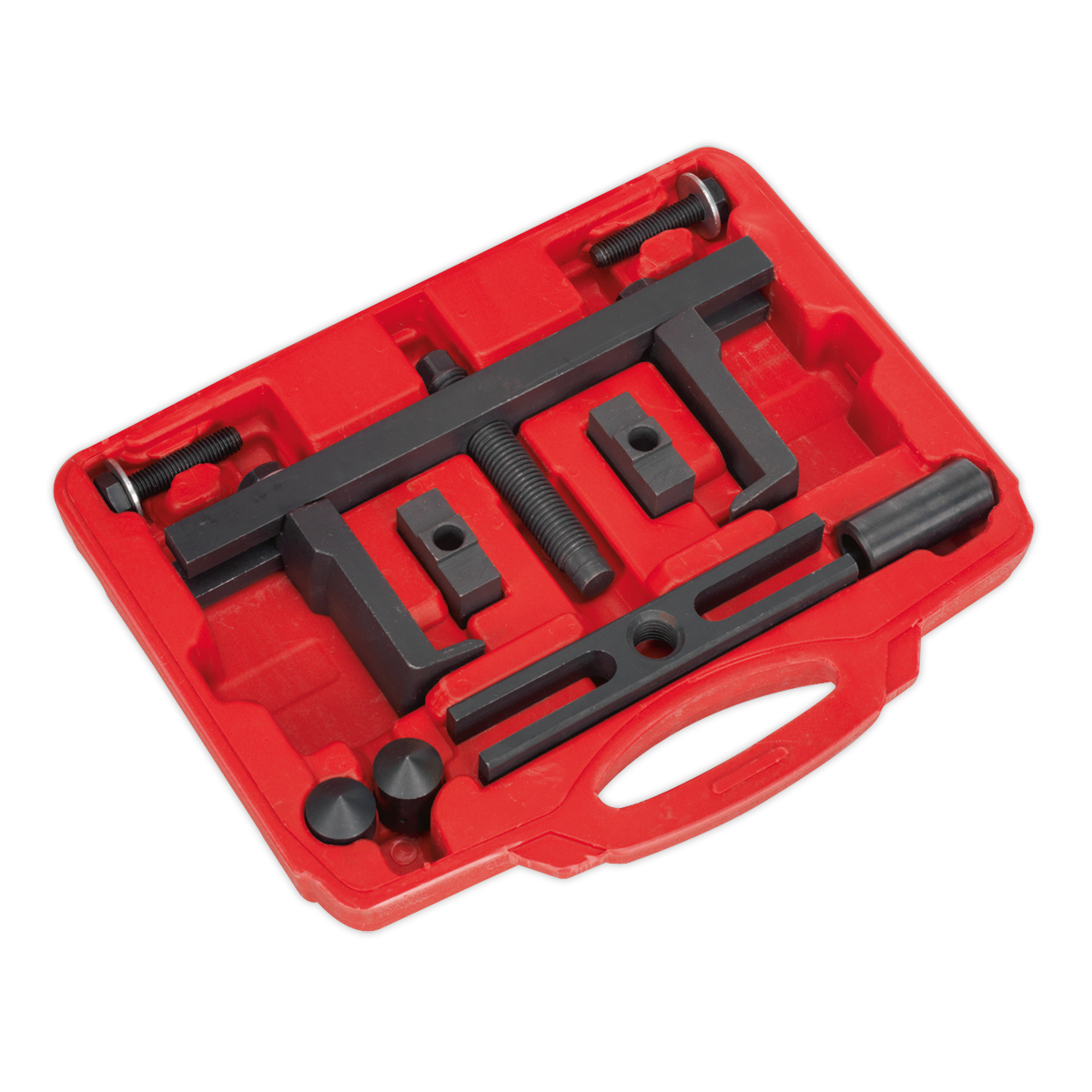 Sealey Crankshaft Pulley Removal Tool Set Chrome Molybdenum Legs 14 Pcs PS997