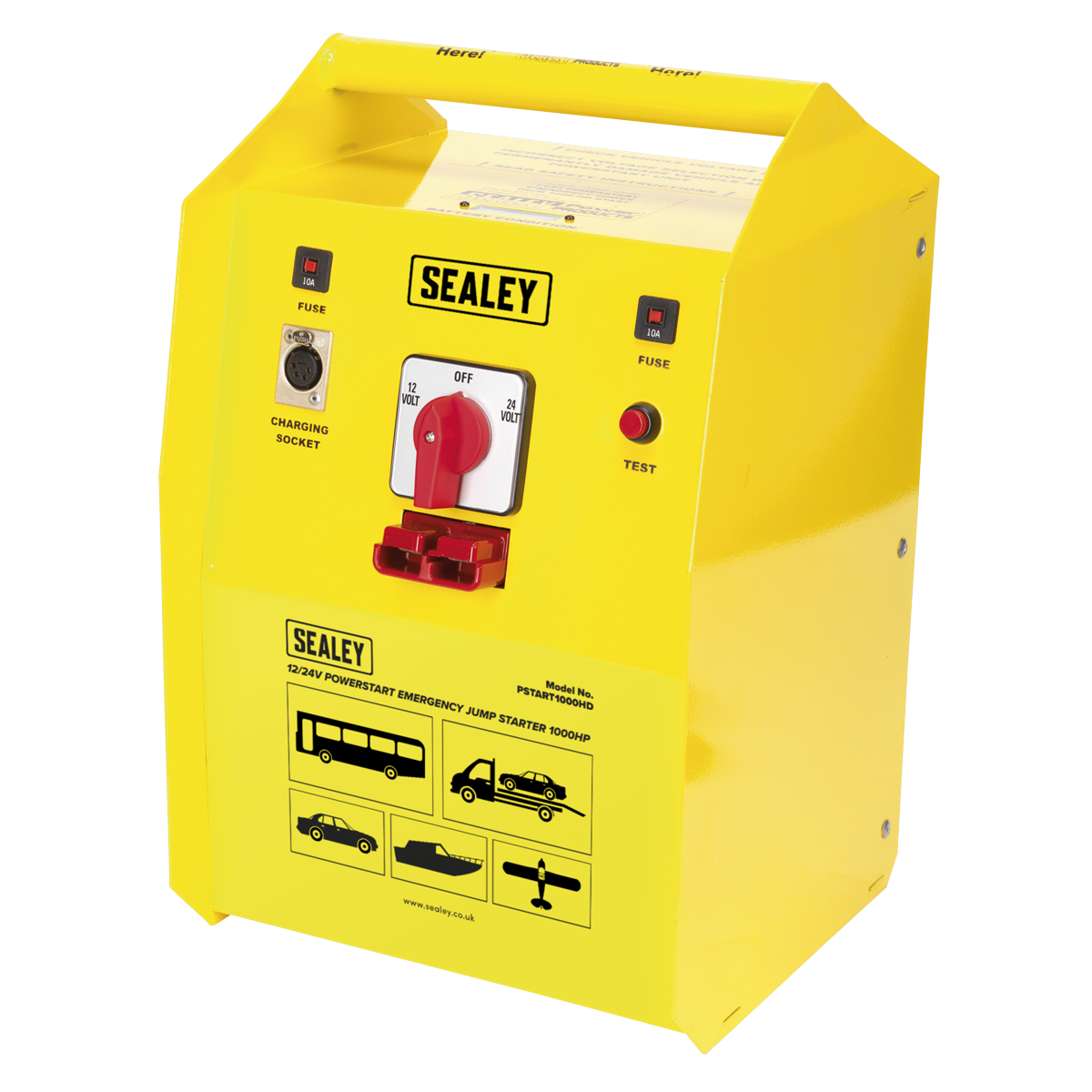 Sealey 12V 24V PowerStart Emergency Jump Starter 1000HP Heavy Duty PSTART1000HD