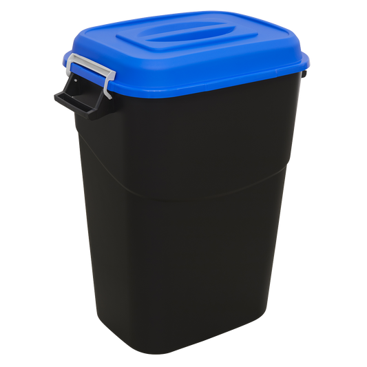 Sealey Durable Refuse Storage Bin Suitable For Outdoor Use 95 Litres Blue BM95B