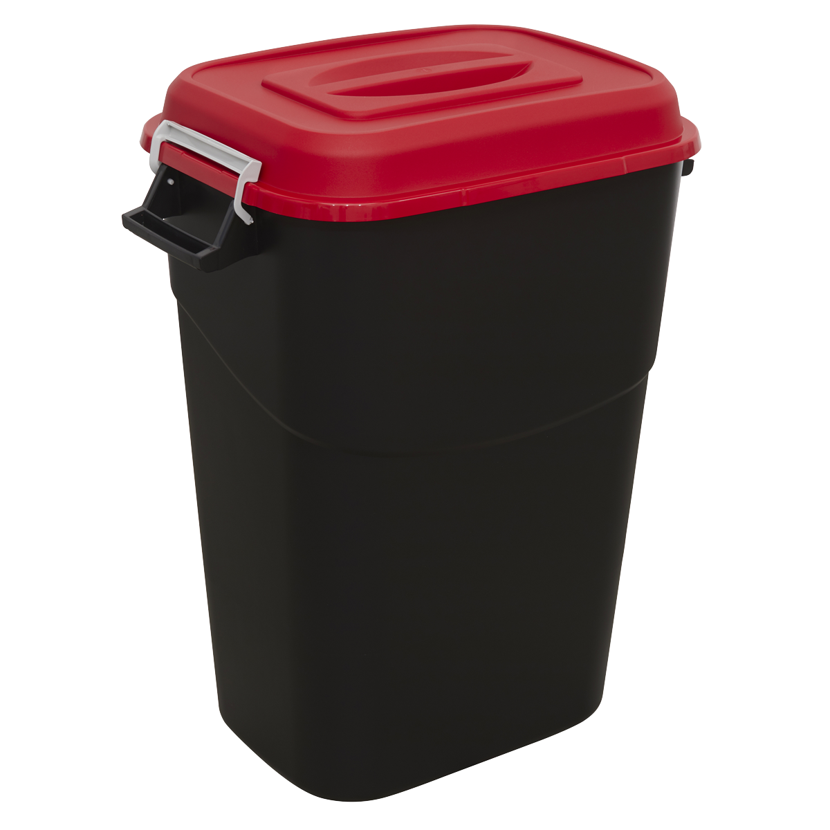 Sealey Durable Refuse Storage Bin Suitable For Outdoor Use 95 Litres Red BM95R
