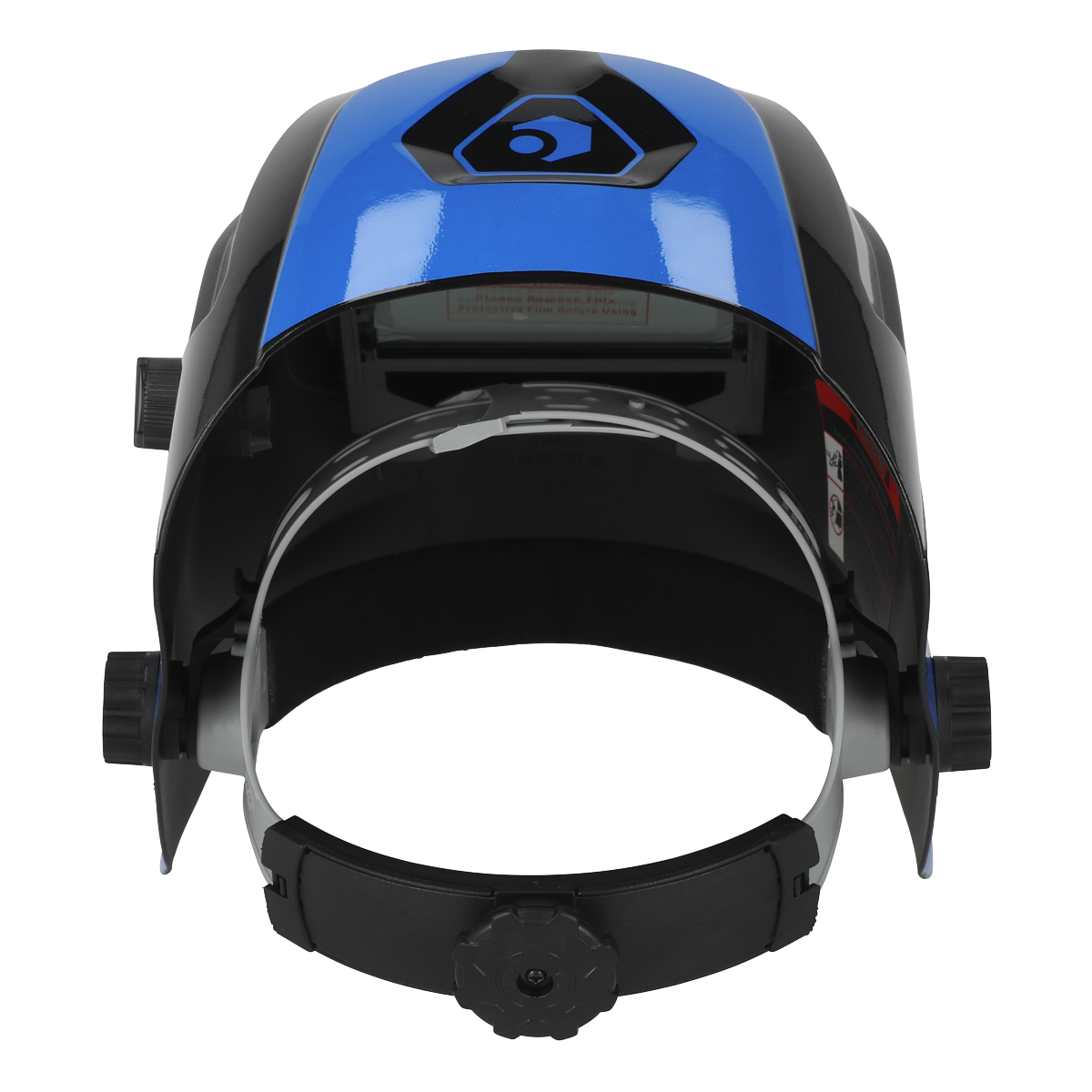 Sealey Protection Blue Auto Darkening Welding Safety Helmet Shade 9-13 PWH2