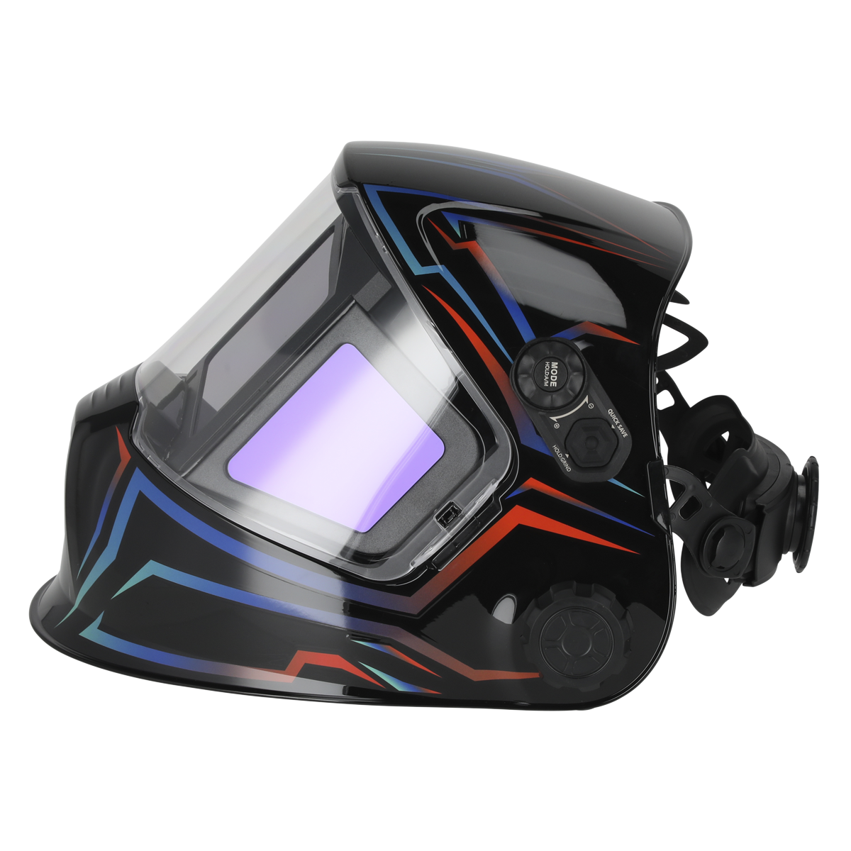 Sealey Panoramic Welding Helmet Auto Darkening Shade 9-13 Fully Digital PWH602