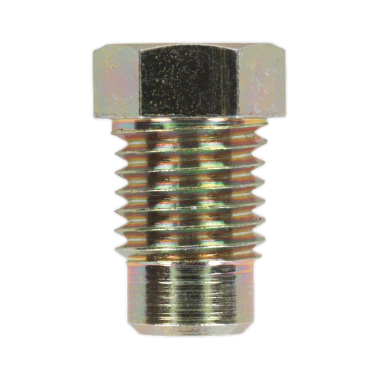 Sealey Brake Pipe Nut M10 x 1.25mm Long Male Flare Type DIN Pack Of 25 BN10125LM