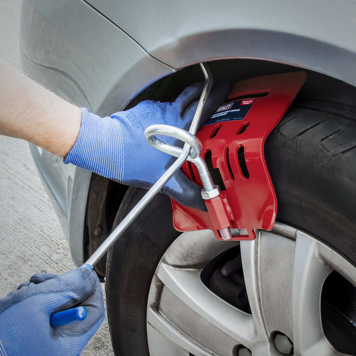 Sealey Paintless Dent Repair Tyre Support Protection Adjustable Eyelet Support
