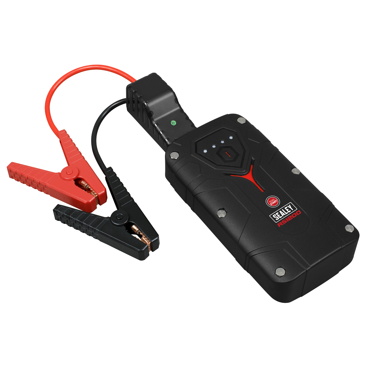 Sealey RoadStart 1200A 12V Lithium-Ion Jump Starter Power Pack Red/Black RS1200