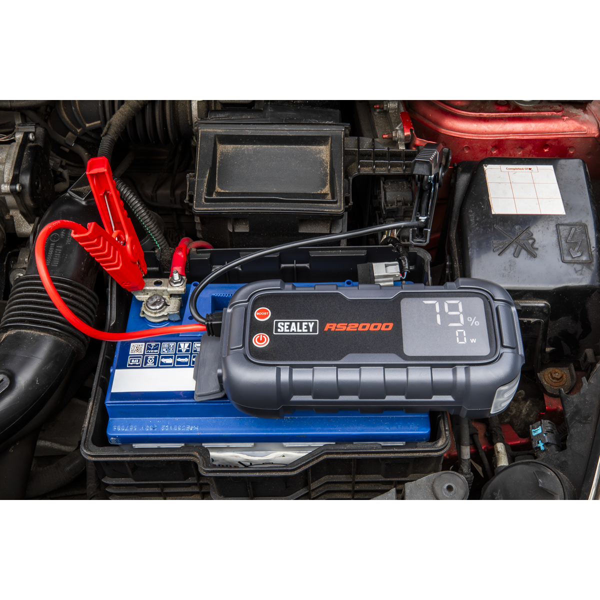 Sealey RoadStart 12V Jump Starter Power Pack 2000A Compact Lighweight Li-Ion