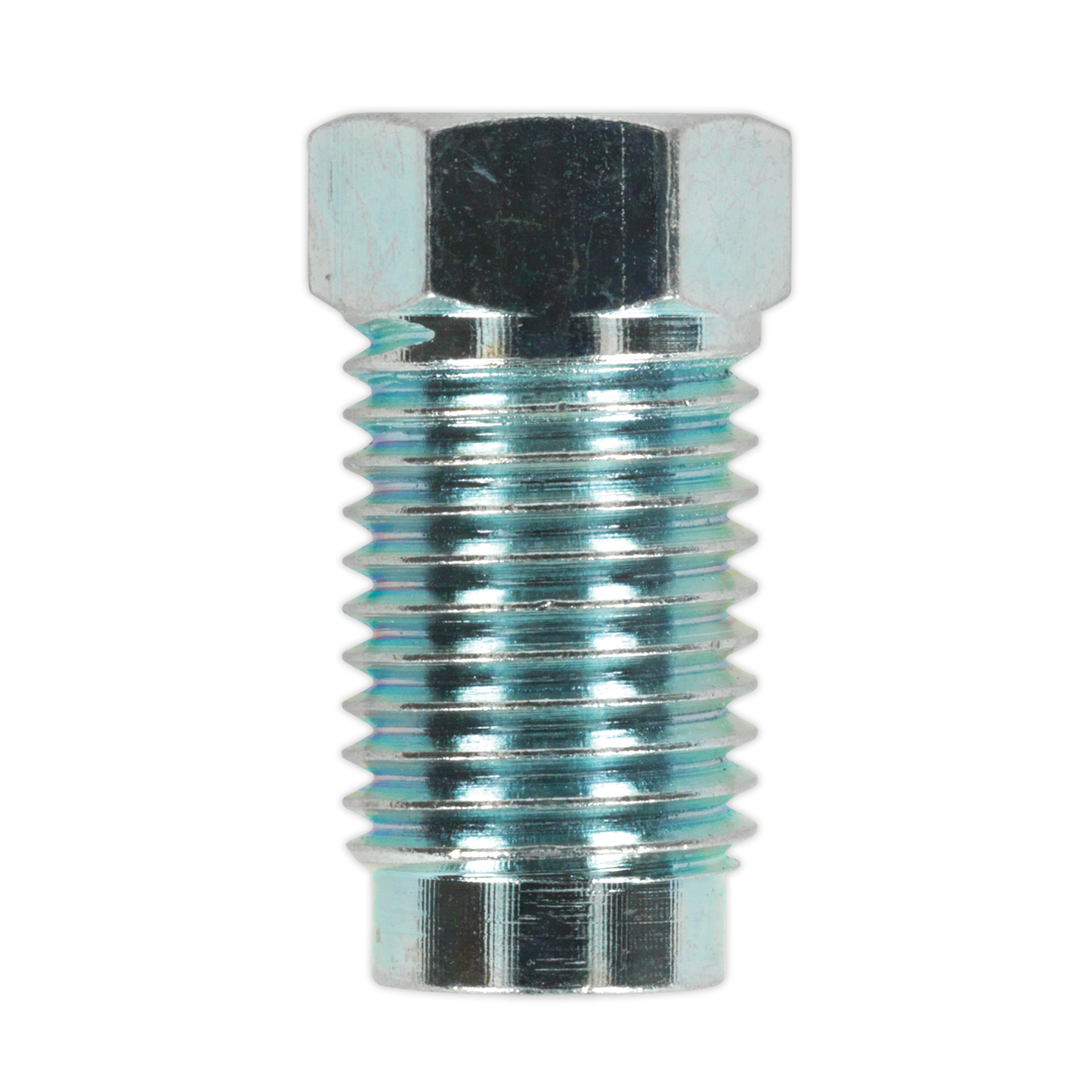 Sealey Brake Pipe Nut 7/16" UNF 20TPI Male 1/4" Pipe SAE Form Pack of 10 BN71620