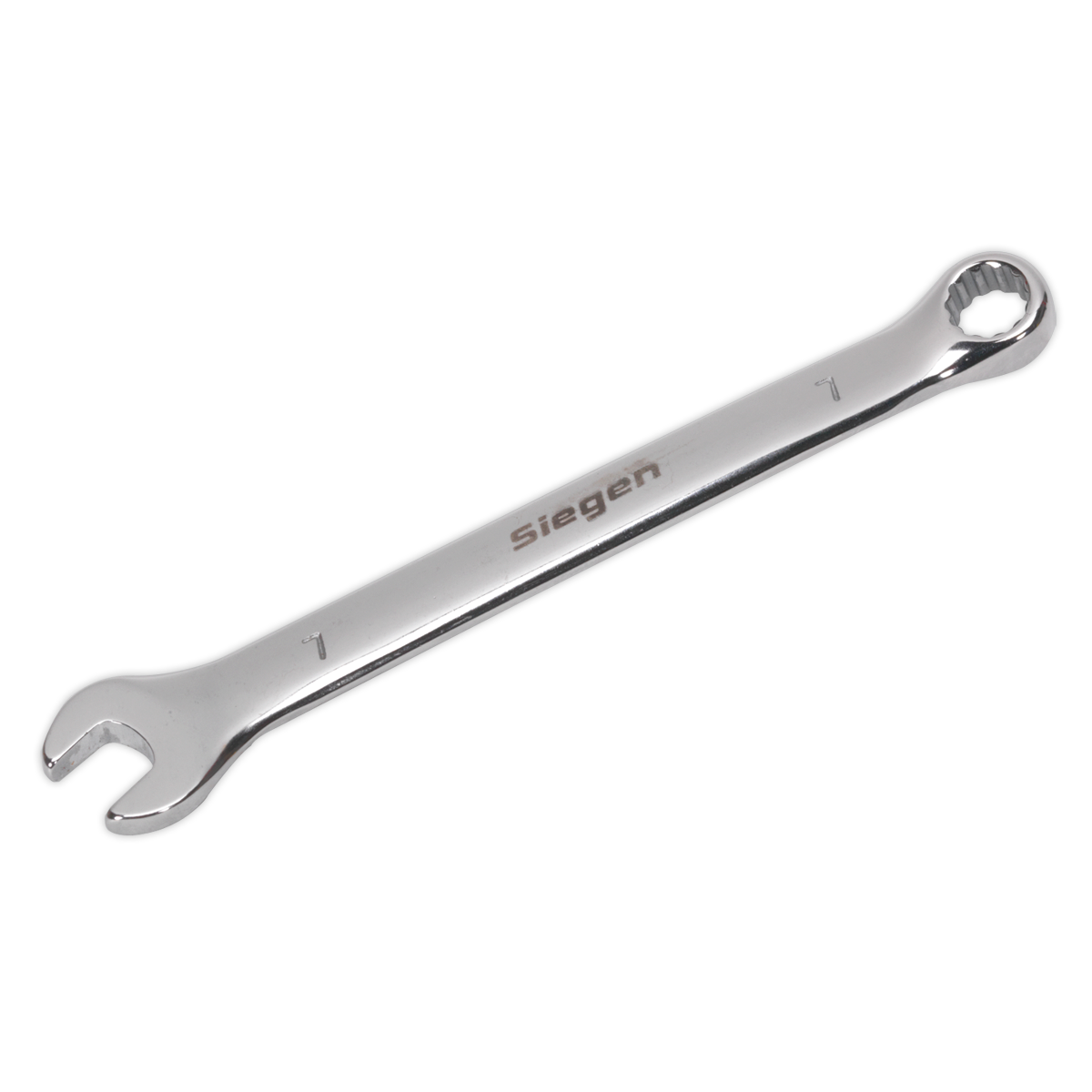Sealey WallDrive Combi Spanner Chrome Vanadium Steel Polished Finish 7mm S01007