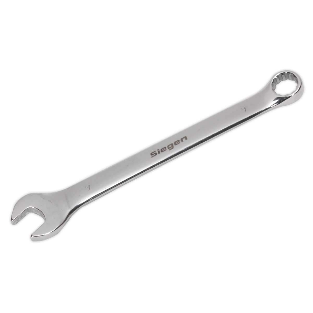 Sealey WallDrive Combi Spanner Chrome Vanadium Steel Polished Finish 9mm S01009