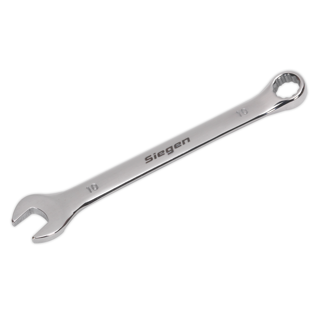 Sealey WallDrive Combi Spanner Chrome Vanadium Steel Polished Finish 10mm S01010