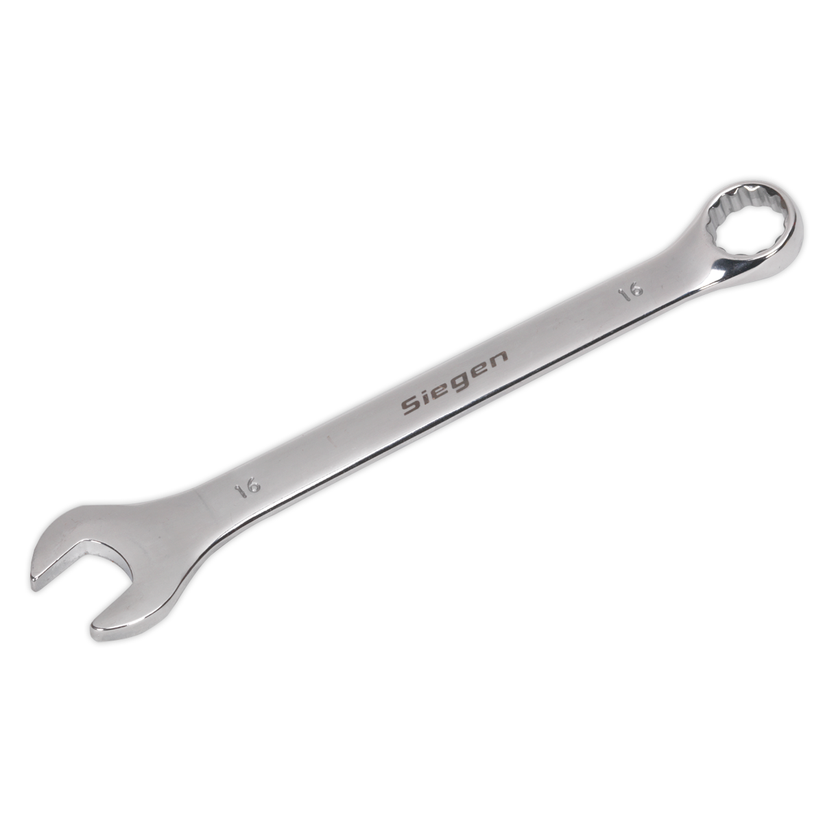 Sealey WallDrive Combi Spanner Chrome Vanadium Steel Polished Finish 16mm S01016