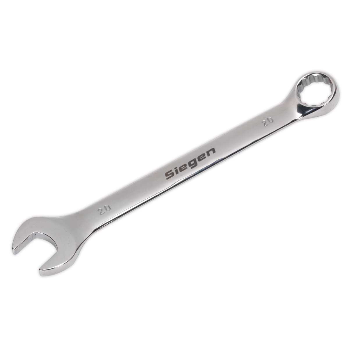 Sealey WallDrive Combi Spanner Chrome Vanadium Steel Polished Finish 20mm S01020