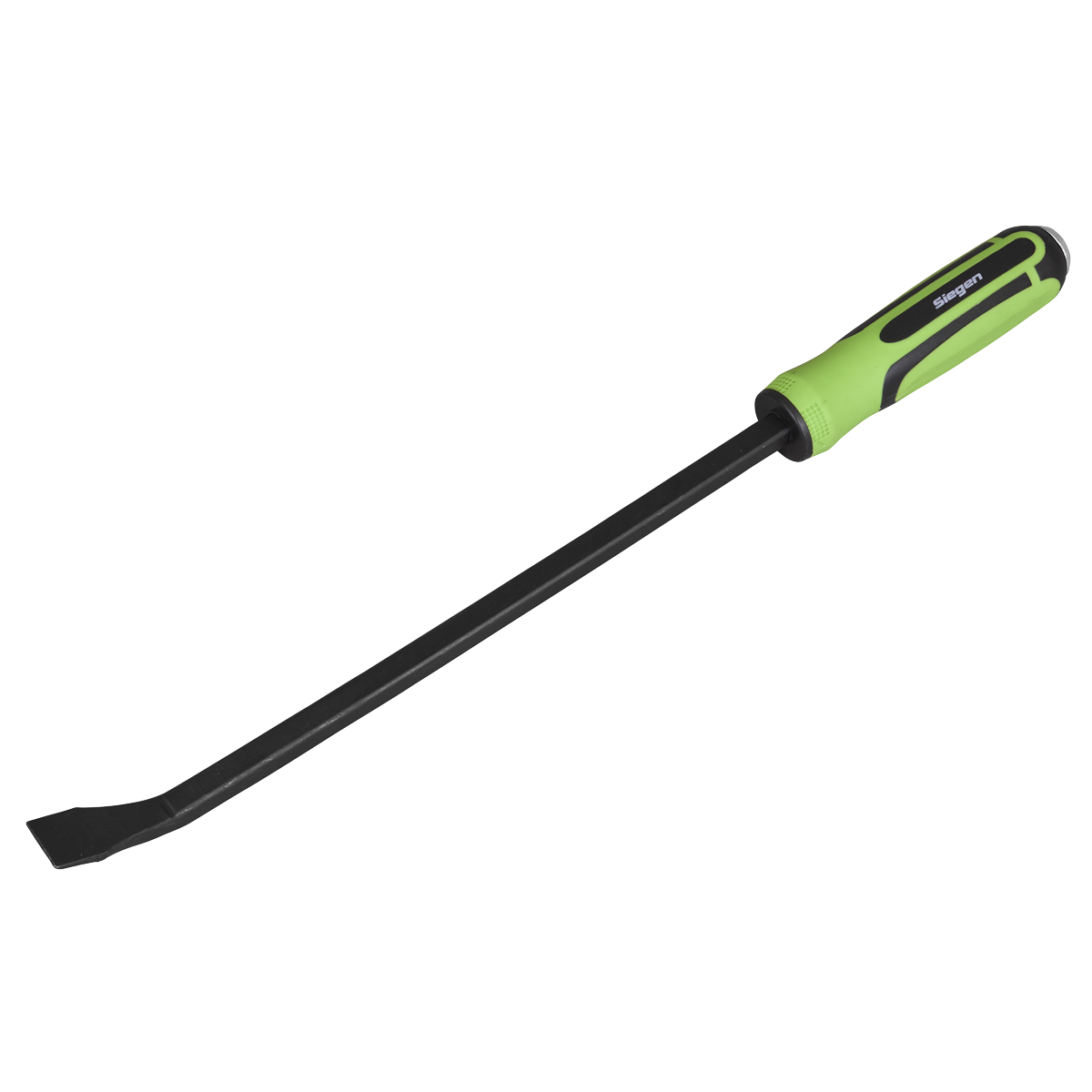 Sealey Heavy Duty Angled Pry Bar Set With Hammer Cap 4 Pieces Green/Black S01138