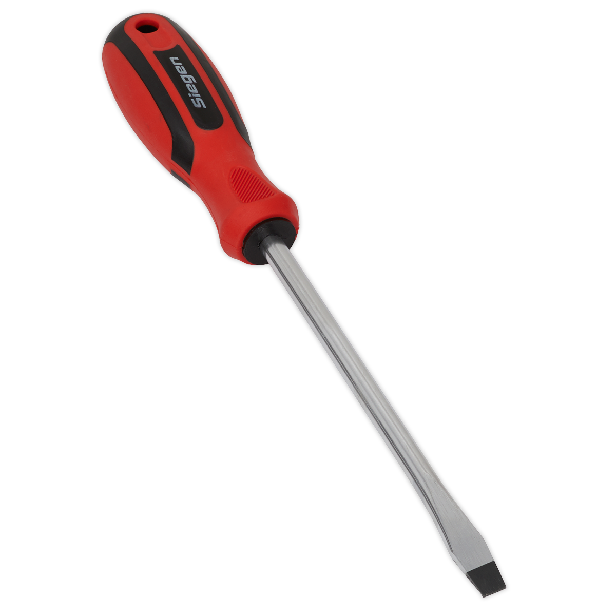 Sealey Screwdriver Slotted 8 x 150mm With Contoured Soft Grip Handle S01176