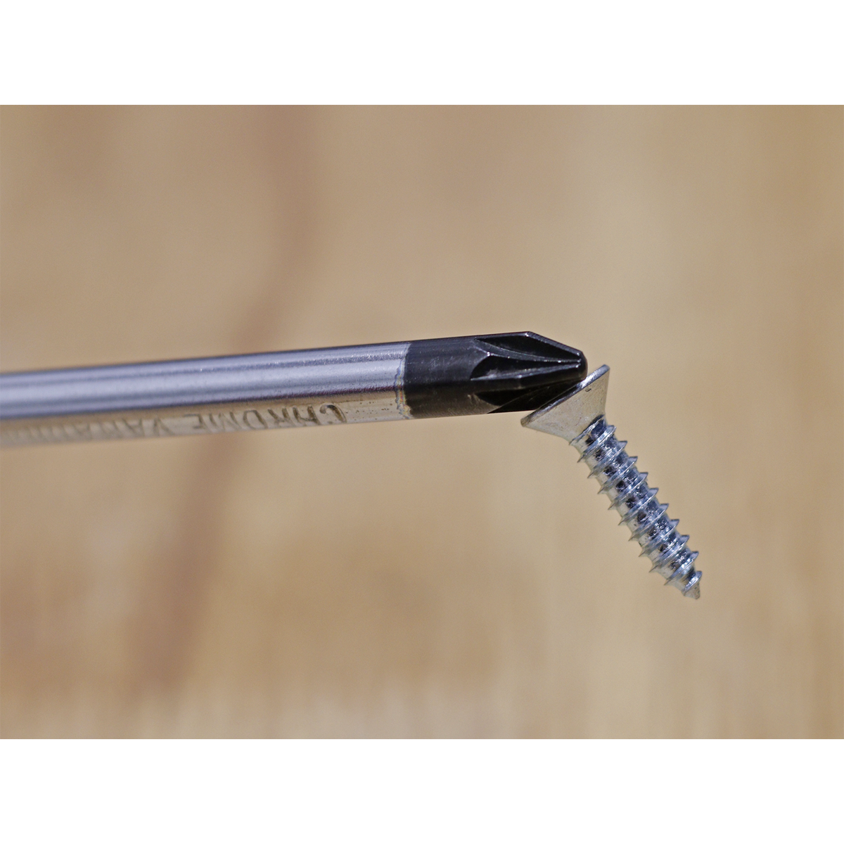 Sealey Screwdriver Pozi 2 x 100mm With Contoured Soft Grip Handle S01186