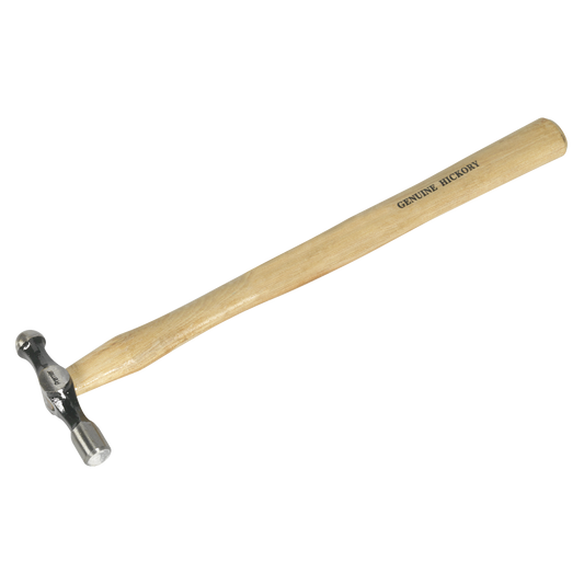 Sealey Ball Pein Pin Hammer With Straight-Grain Hickory Shaft 4oz BPH04