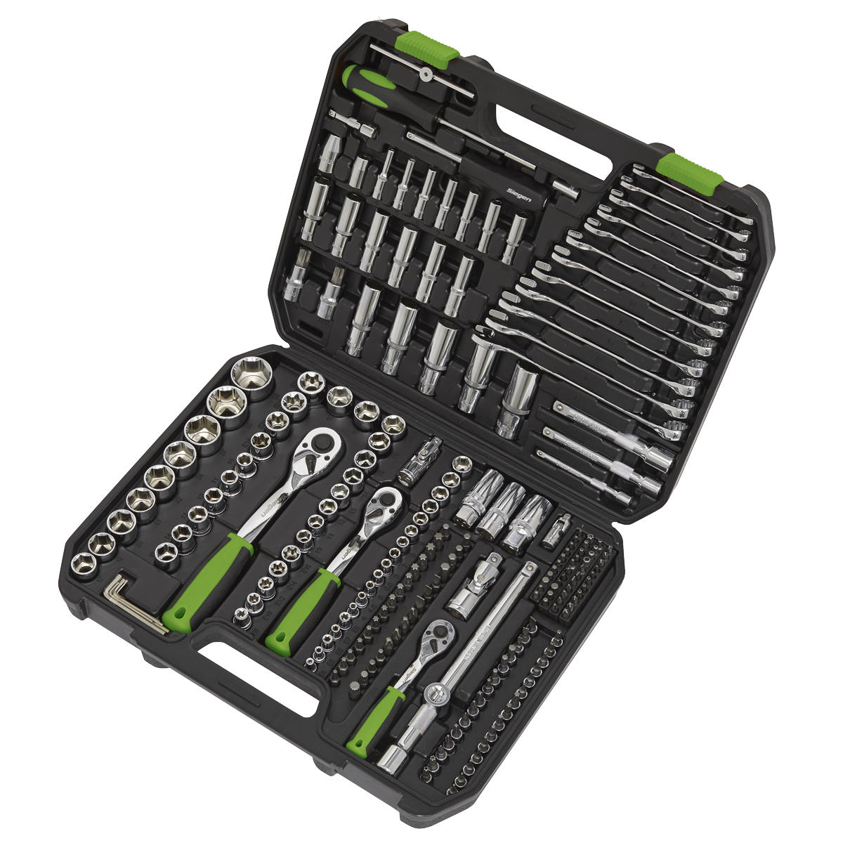 Sealey 1/4" 3/8" 1/2" Square Drive WallDrive Metric Socket Set 219 Pieces S01212