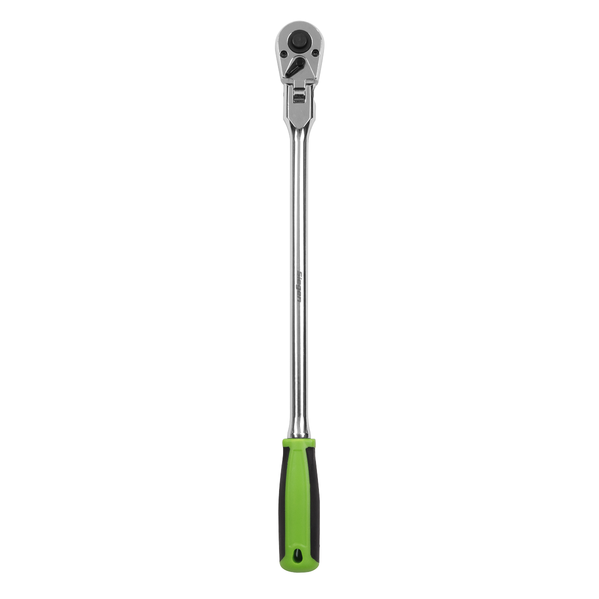 Sealey Ratchet Wrench 1/4" Square Drive Long Flexi Head Flip Reverse S01257