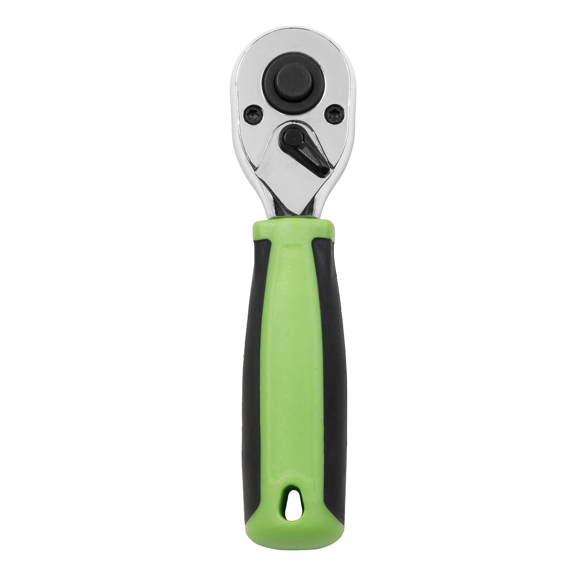 Sealey Ratchet Wrench 1/4" Square Drive Stubby Flip Reverse Pear Head S01258