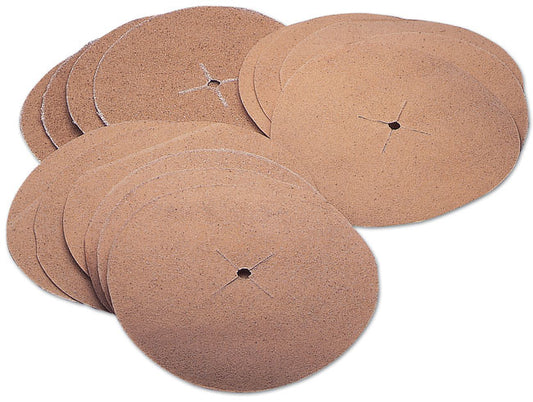 LASER 0347 125mm Sanding Discs Set 15pc Coarse Medium Fine For Angle Grinder