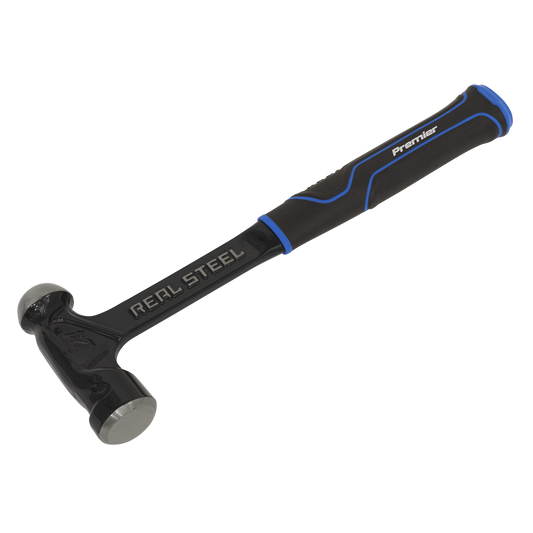 Sealey 24oz One-Piece Ball Pein Hammer With Textured Rubber Grip 0.68kg BPHX24