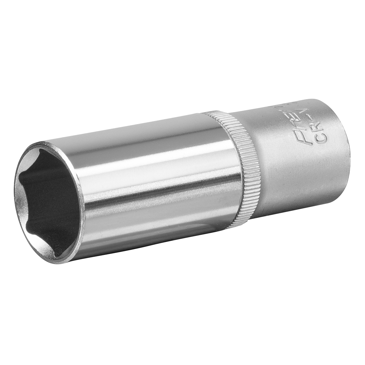 Sealey WallDrive Socket 21mm Deep 1/2" Square Drive Chrome Vanadium Steel S1221D