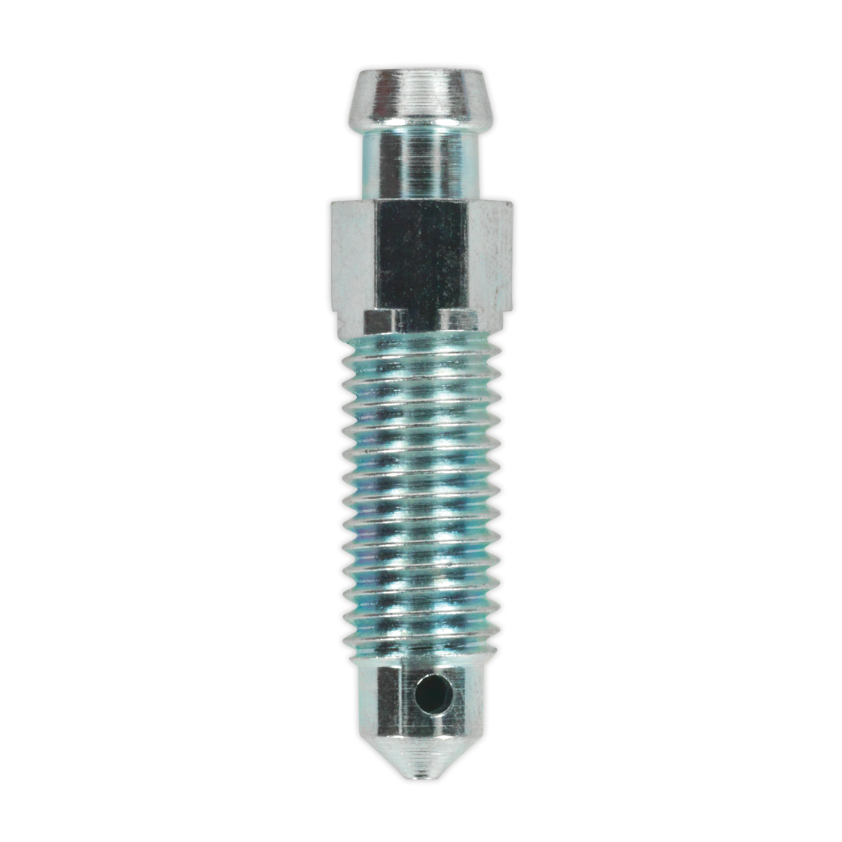 Sealey Brake Bleed Screw 1/4" UNF x 28mm 28TPI Long Ø3/16" Pack of 10 BS1428