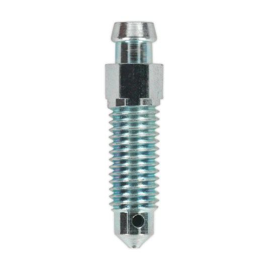 Sealey Brake Bleed Screw 1/4" UNF x 28mm 28TPI Long Ø3/16" Pack of 10 BS1428