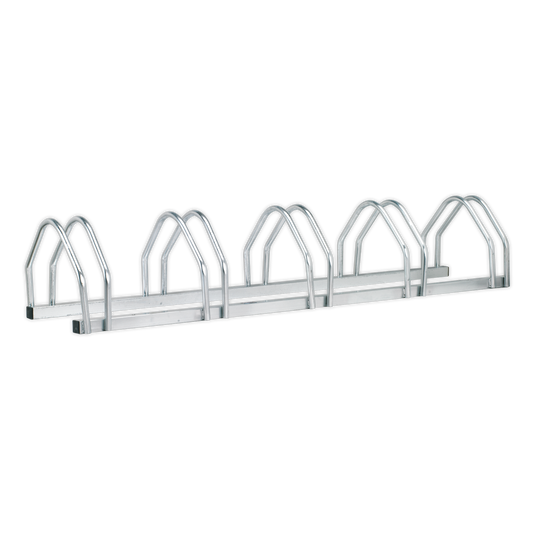 Sealey Bicycle Rack Holder Galvanized Steel Corrosion Resistant For 5 Cycle BS16